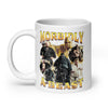 Morbidly a Beast White glossy mug