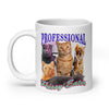 Professional Pussy Eater White glossy mug