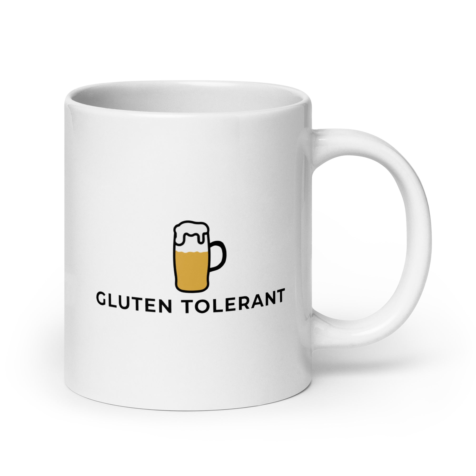 Gluten Tolerant White glossy mug